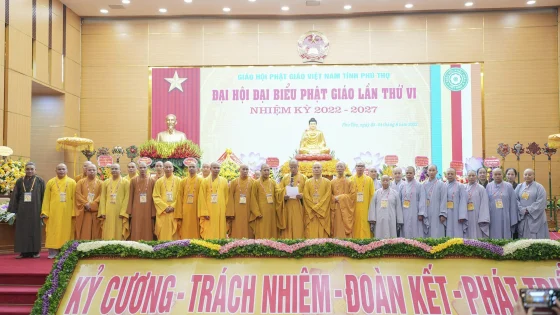Phú Thọ: Thượng tọa Thích Minh Nghiêm được tái suy cử Trưởng ban Trị sự tỉnh nhiệm kỳ 2022-2027