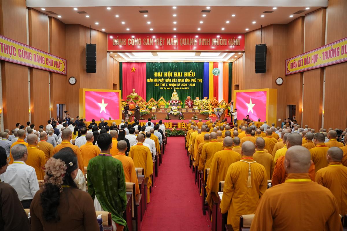 TT. Thích Minh Nghiêm được suy cử Trưởng BTS GHPGVN tỉnh Phú Thọ nhiệm kỳ 2026 - ảnh 12
