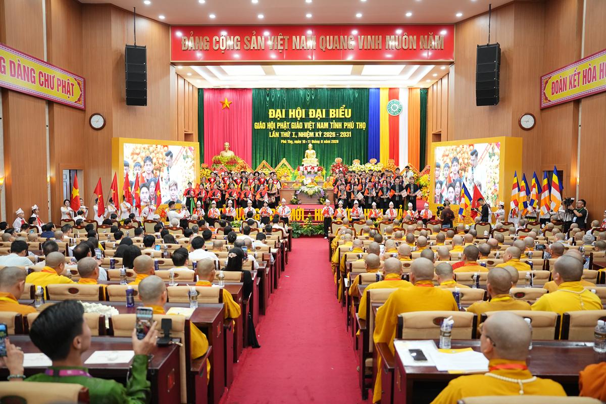 TT. Thích Minh Nghiêm được suy cử Trưởng BTS GHPGVN tỉnh Phú Thọ nhiệm kỳ 2026 - ảnh 30