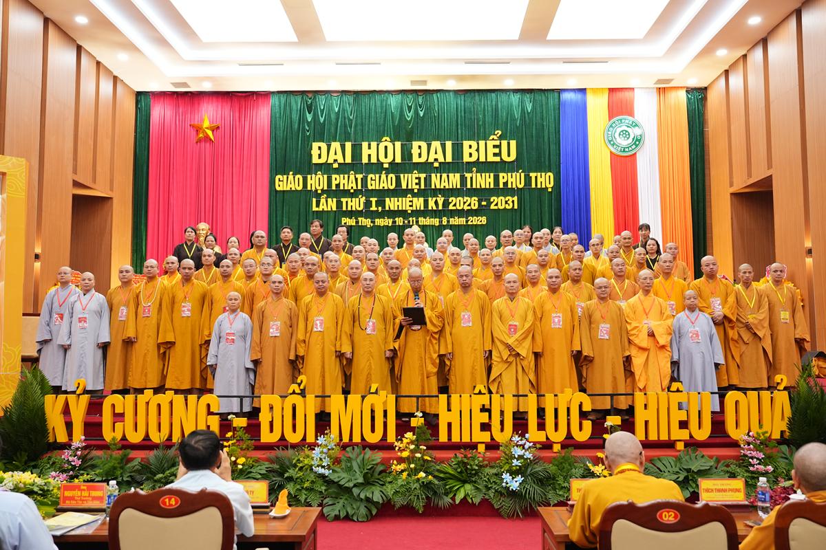 TT. Thích Minh Nghiêm được suy cử Trưởng BTS GHPGVN tỉnh Phú Thọ nhiệm kỳ 2026 - ảnh 61