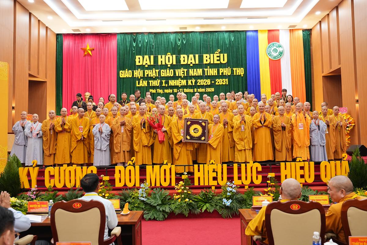 TT. Thích Minh Nghiêm được suy cử Trưởng BTS GHPGVN tỉnh Phú Thọ nhiệm kỳ 2026 - ảnh 63