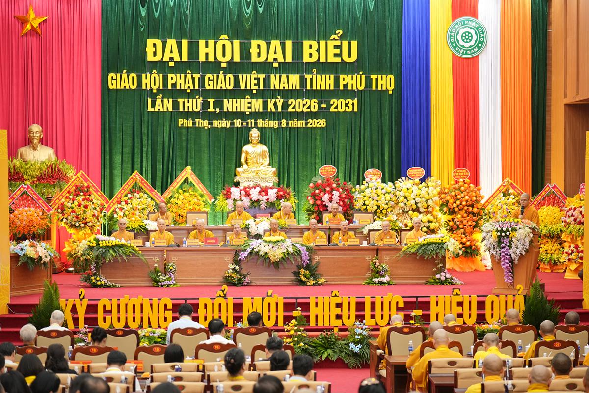 TT. Thích Minh Nghiêm được suy cử Trưởng BTS GHPGVN tỉnh Phú Thọ nhiệm kỳ 2026 - ảnh 95