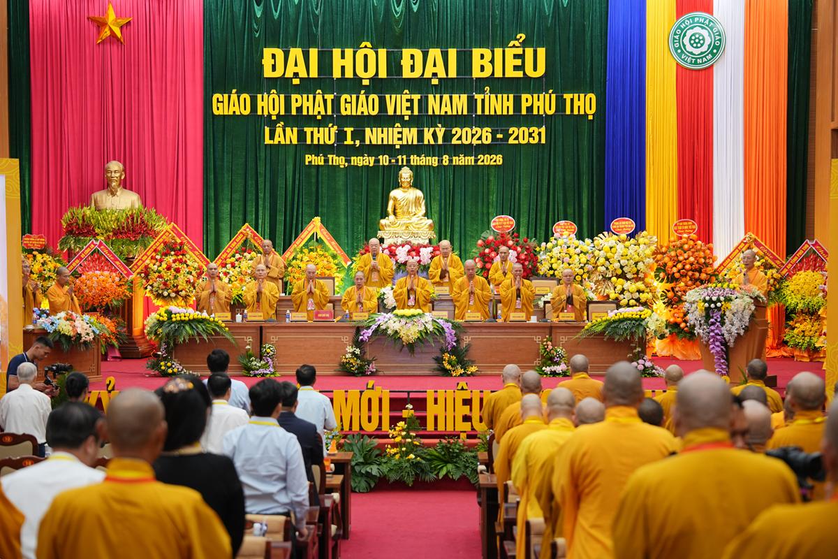 TT. Thích Minh Nghiêm được suy cử Trưởng BTS GHPGVN tỉnh Phú Thọ nhiệm kỳ 2026 - ảnh 117