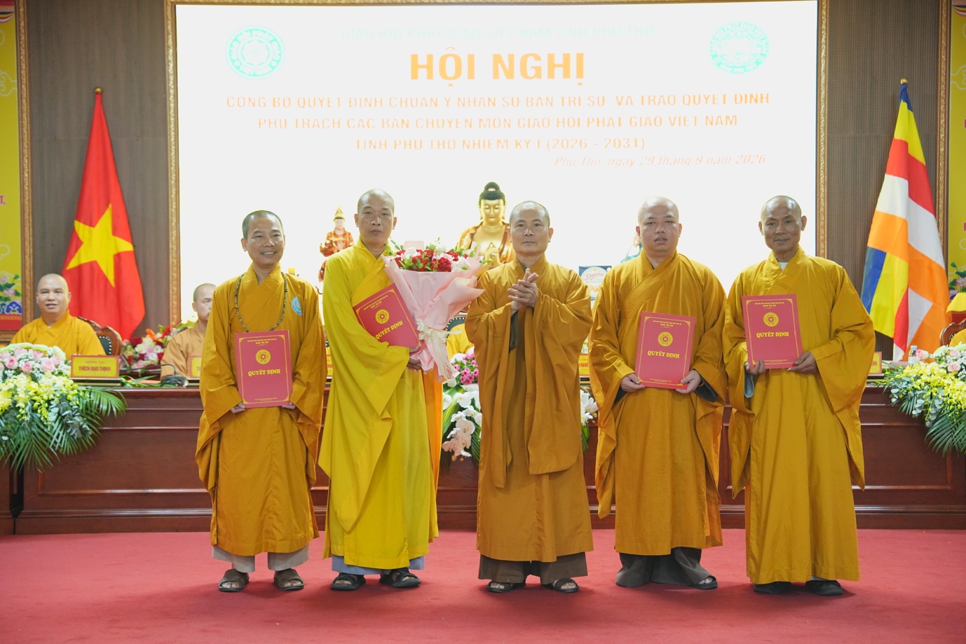 Phú Thọ: Hội nghị công bố quyết định chuẩn y nhân sự BTS GHPGVN tỉnh nhiệm kỳ I (2026 - ảnh 38