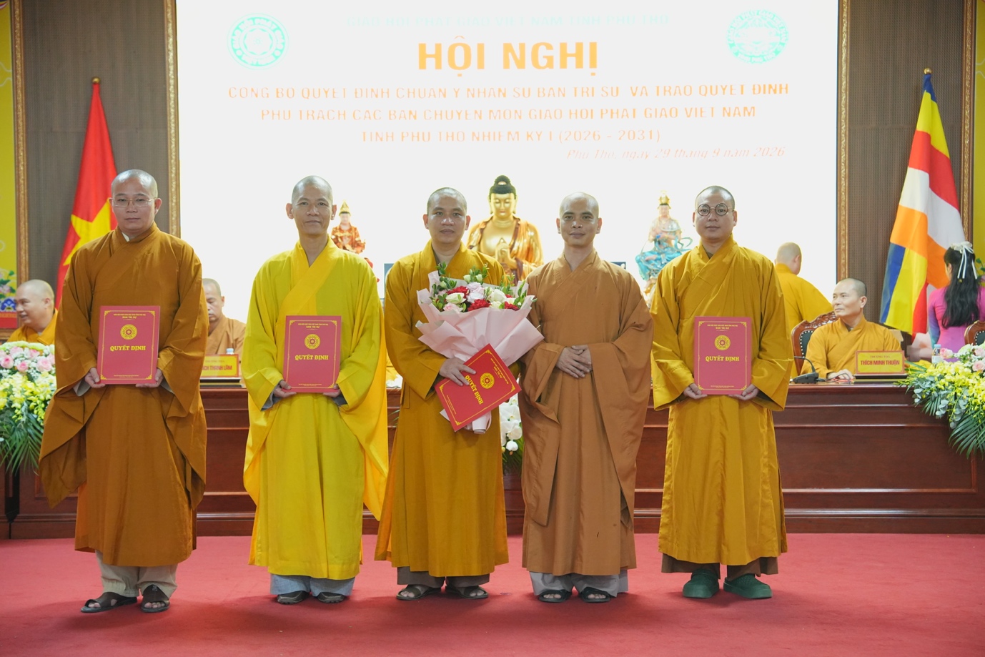 Phú Thọ: Hội nghị công bố quyết định chuẩn y nhân sự BTS GHPGVN tỉnh nhiệm kỳ I (2026 - ảnh 42