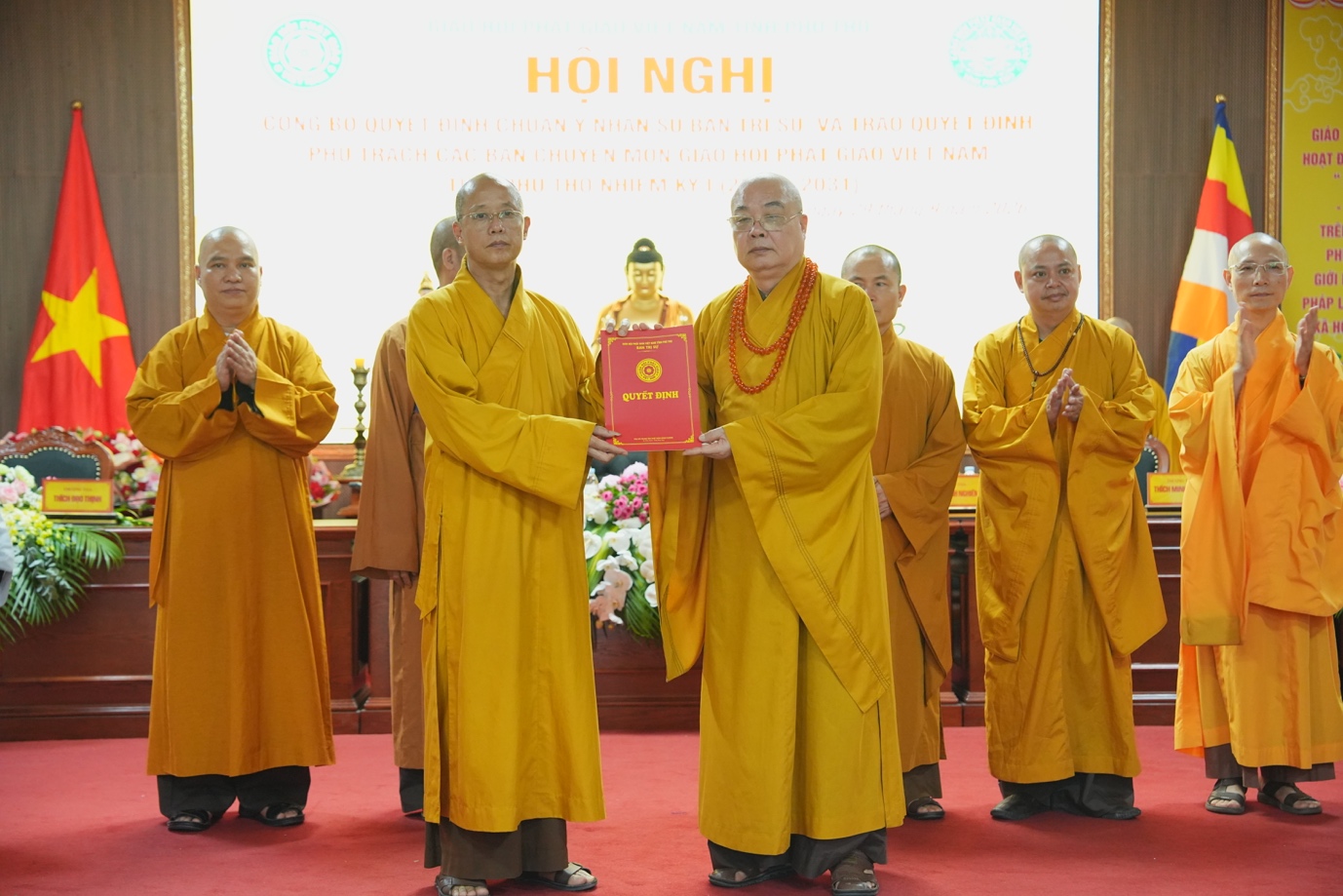 Phú Thọ: Hội nghị công bố quyết định chuẩn y nhân sự BTS GHPGVN tỉnh nhiệm kỳ I (2026 - ảnh 20