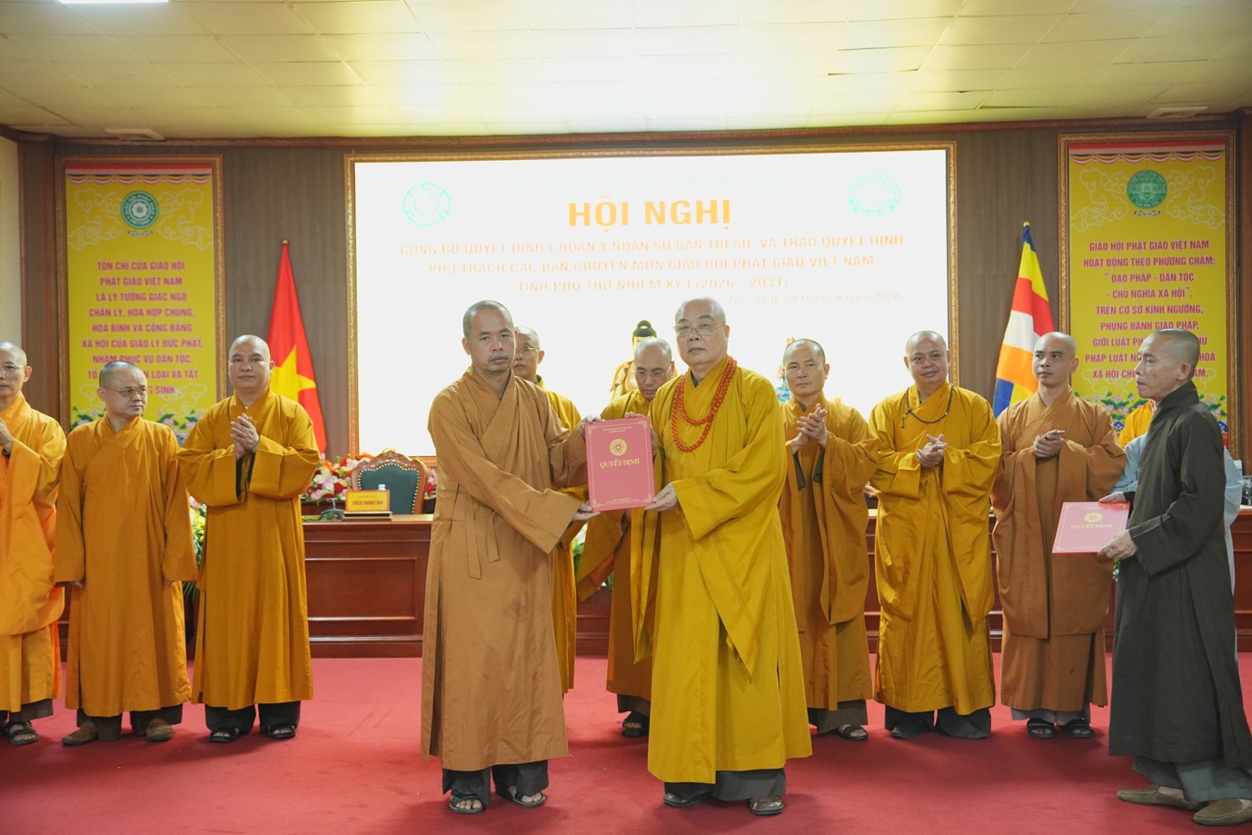 Phú Thọ: Hội nghị công bố quyết định chuẩn y nhân sự BTS GHPGVN tỉnh nhiệm kỳ I (2026 - ảnh 22