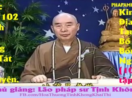 Kinh Địa Tạng Bồ Tát Bổn Nguyện, tập 11/102, Lão Pháp Sư Tịnh Không