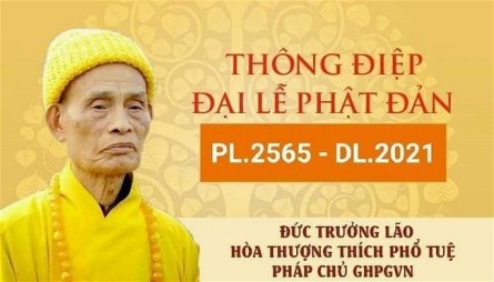 Thông Điệp Phật Đản PL:2561 của đức Pháp chủ GHPGVN