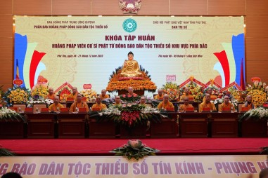 Phú Thọ: Khai mạc Khóa tập huấn nghiệp vụ Hoằng pháp viên cư sĩ Phật tử đồng bào dân tộc thiểu số khu vực phía Bắc