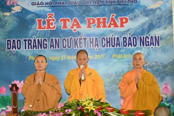 Lễ Tạ Pháp Nội Bộ Khóa An Cư Kiết Hạ chư Tăng Ni tỉnh Phú Thọ