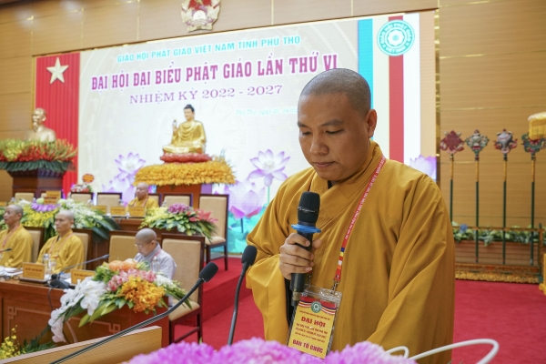 Phiên Họp Thứ Nhất Đại Hội Đại Biểu Phật Giáo Tỉnh Phú Thọ Lần VI Nhiệm Kỳ 2022-2027