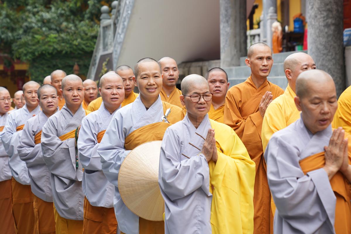 Phân ban Ni giới TW thăm và cúng dàng Trường hạ tại tỉnh Thái Nguyên và Phú Thọ - ảnh 24