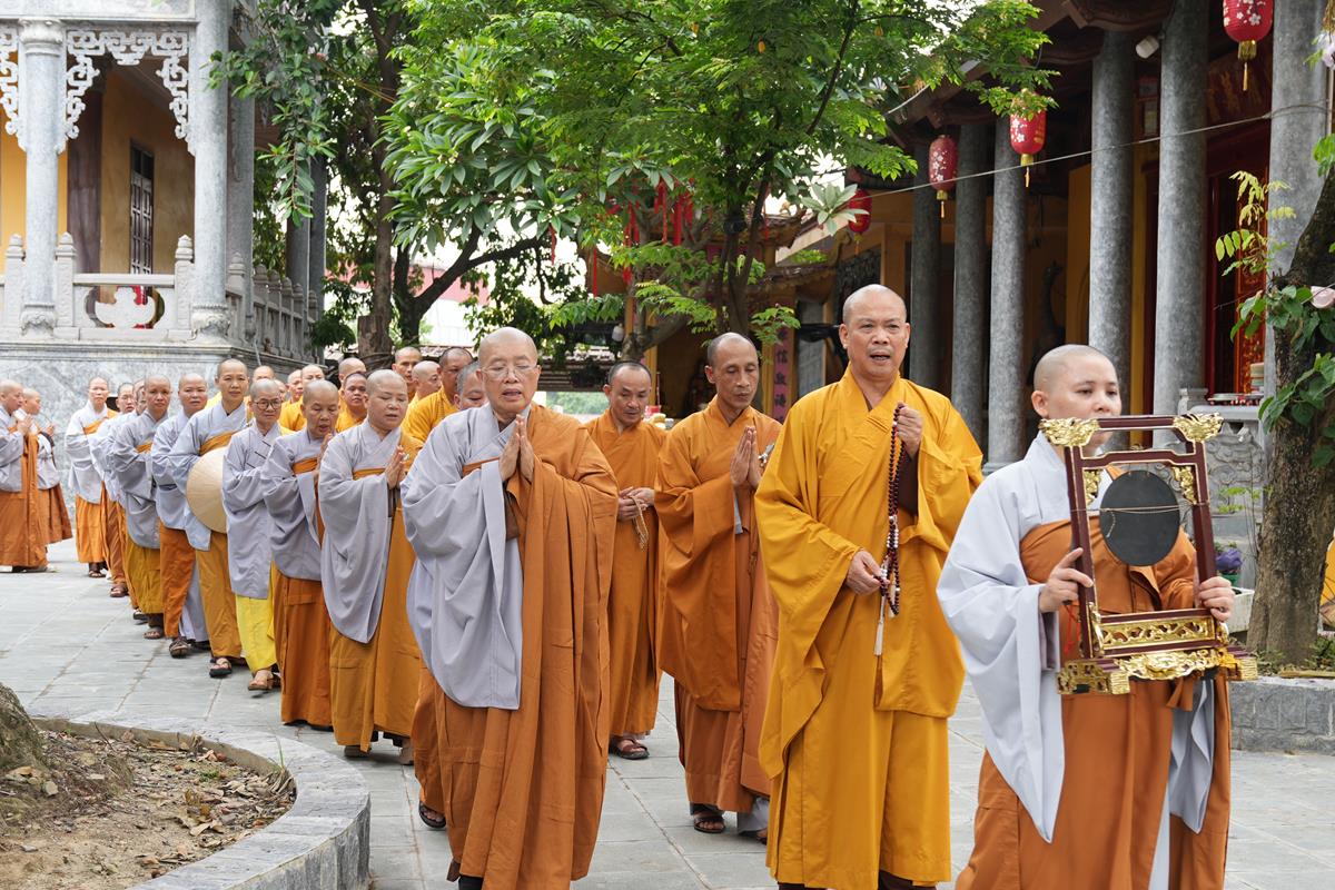 Phân ban Ni giới TW thăm và cúng dàng Trường hạ tại tỉnh Thái Nguyên và Phú Thọ - ảnh 25