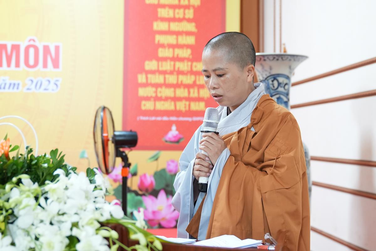 Phân ban Ni giới TW thăm và cúng dàng Trường hạ tại tỉnh Thái Nguyên và Phú Thọ - ảnh 63