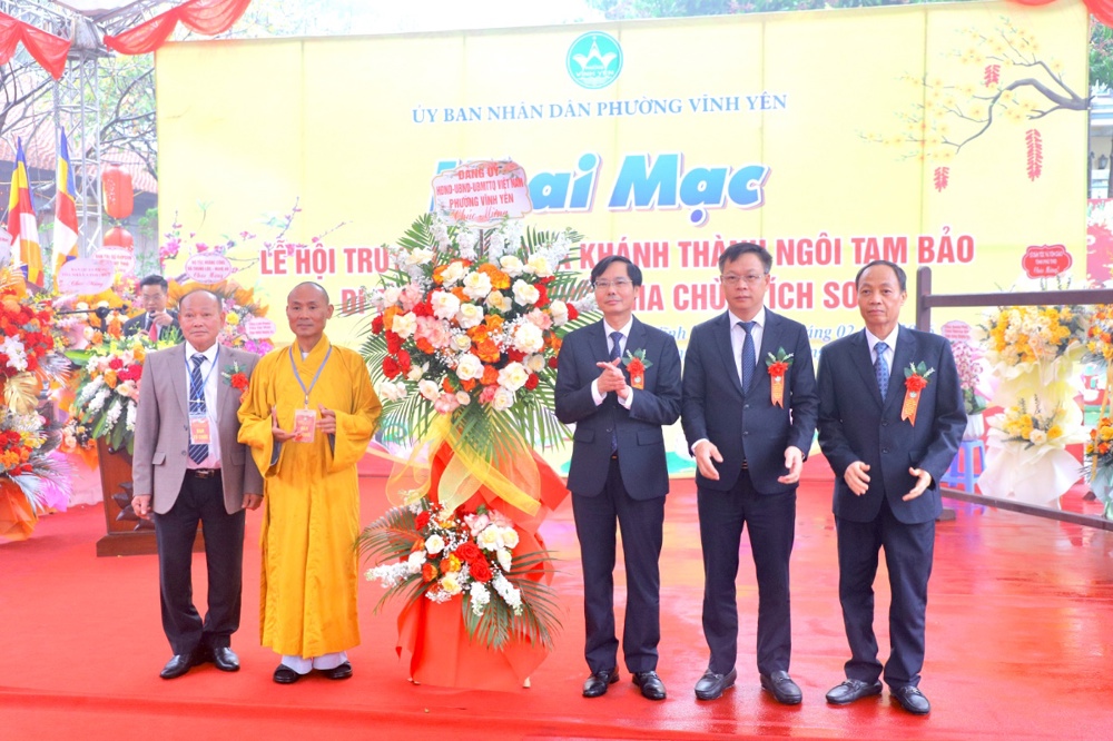 Phú Thọ: Phường Vĩnh Yên tổ chức Lễ hội truyền thống và khánh thành Ngôi Tam Bảo - ảnh 55