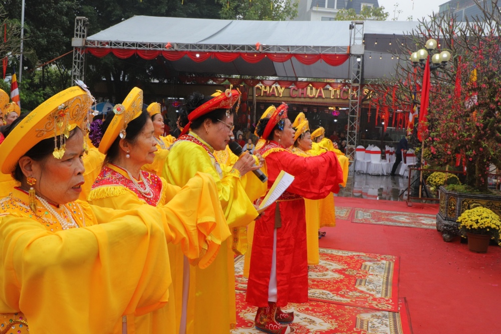 Phú Thọ: Phường Vĩnh Yên tổ chức Lễ hội truyền thống và khánh thành Ngôi Tam Bảo - ảnh 87