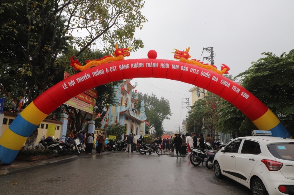 Phú Thọ: Phường Vĩnh Yên tổ chức Lễ hội truyền thống và khánh thành Ngôi Tam Bảo - ảnh 90