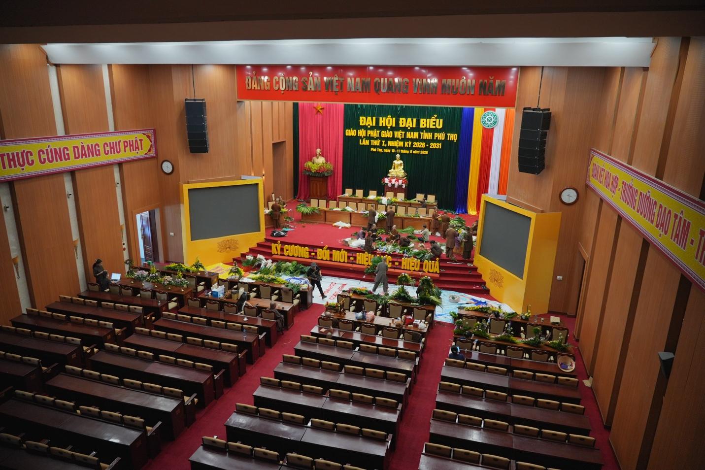 Phú Thọ: Không khí trước thềm Đại hội đại biểu Phật giáo tỉnh lần thứ I - ảnh 9