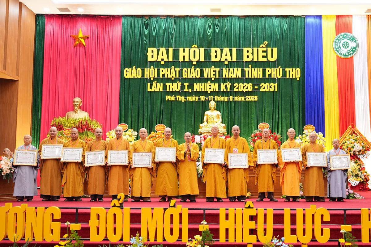 Phiên làm việc thứ nhất Đại hội Đại biểu Phật giáo tỉnh Phú Thọ lần thứ I nhiệm kỳ 2026 - ảnh 69