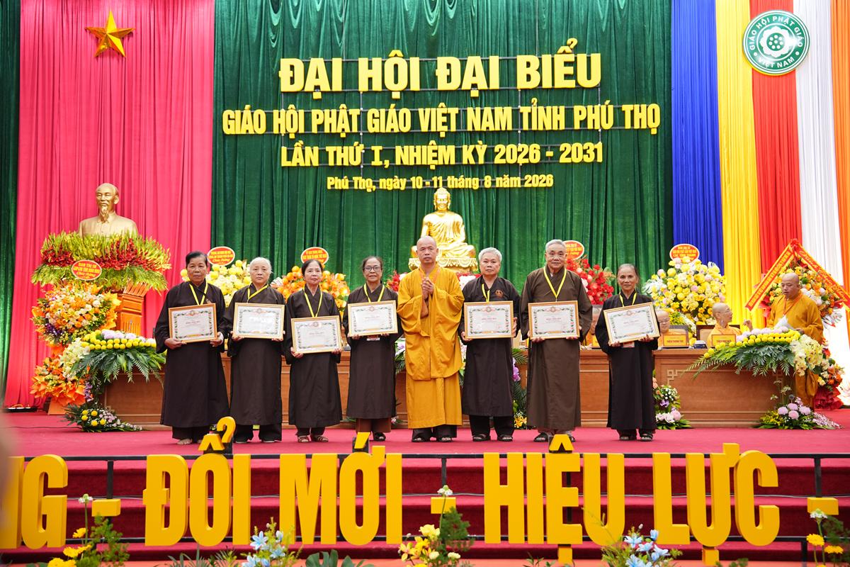 Phiên làm việc thứ nhất Đại hội Đại biểu Phật giáo tỉnh Phú Thọ lần thứ I nhiệm kỳ 2026 - ảnh 77