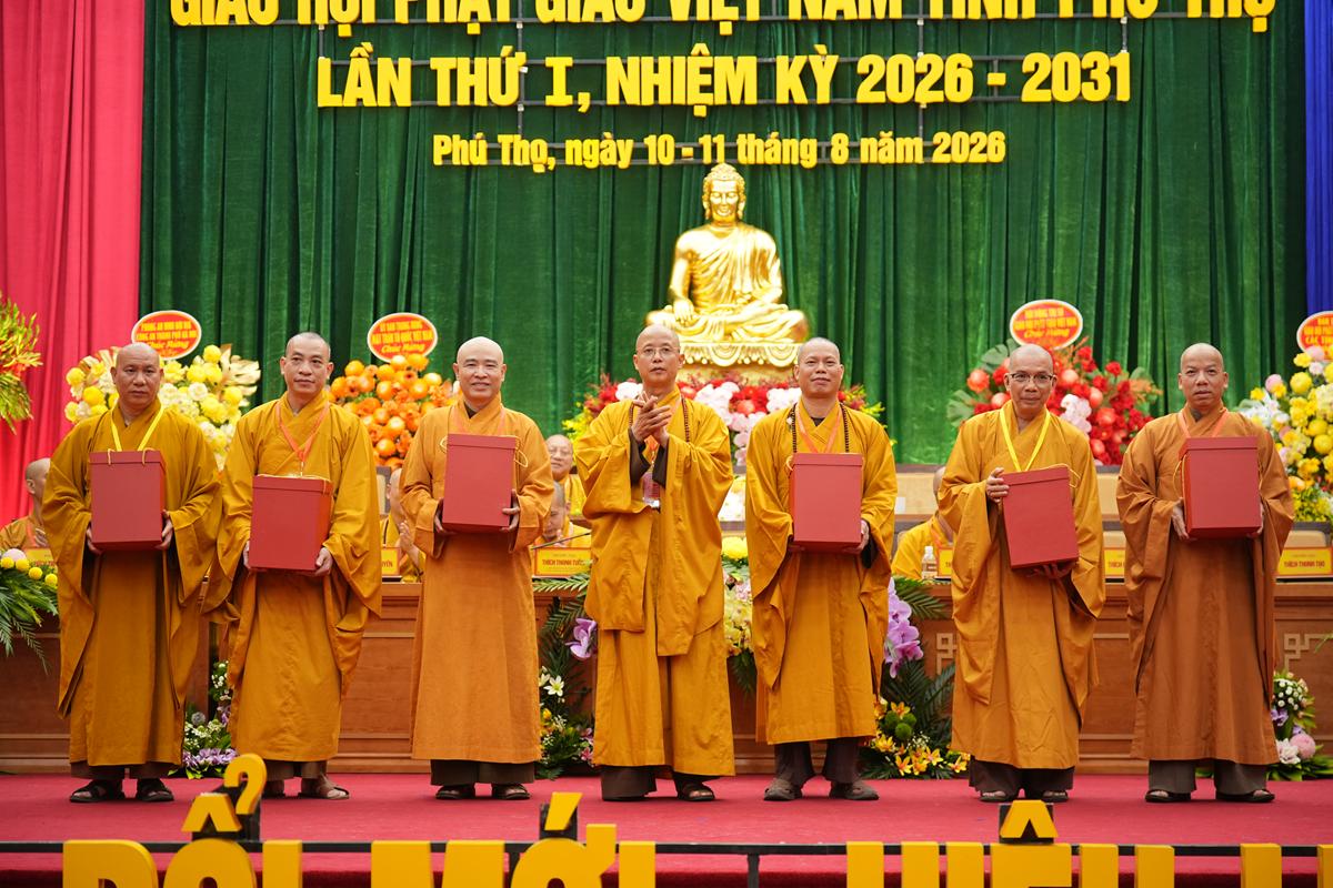 Phiên làm việc thứ nhất Đại hội Đại biểu Phật giáo tỉnh Phú Thọ lần thứ I nhiệm kỳ 2026 - ảnh 91