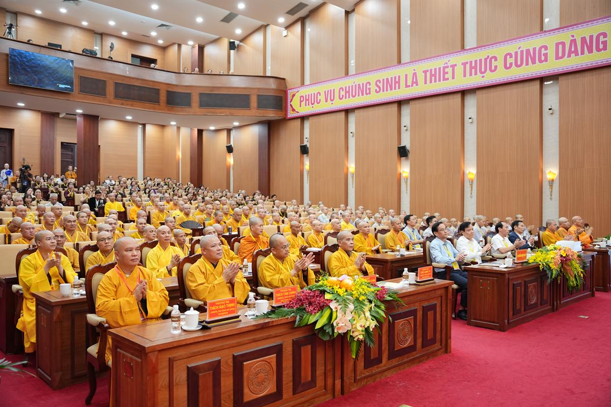 Phiên làm việc thứ nhất Đại hội Đại biểu Phật giáo tỉnh Phú Thọ lần thứ I nhiệm kỳ 2026 - ảnh 96