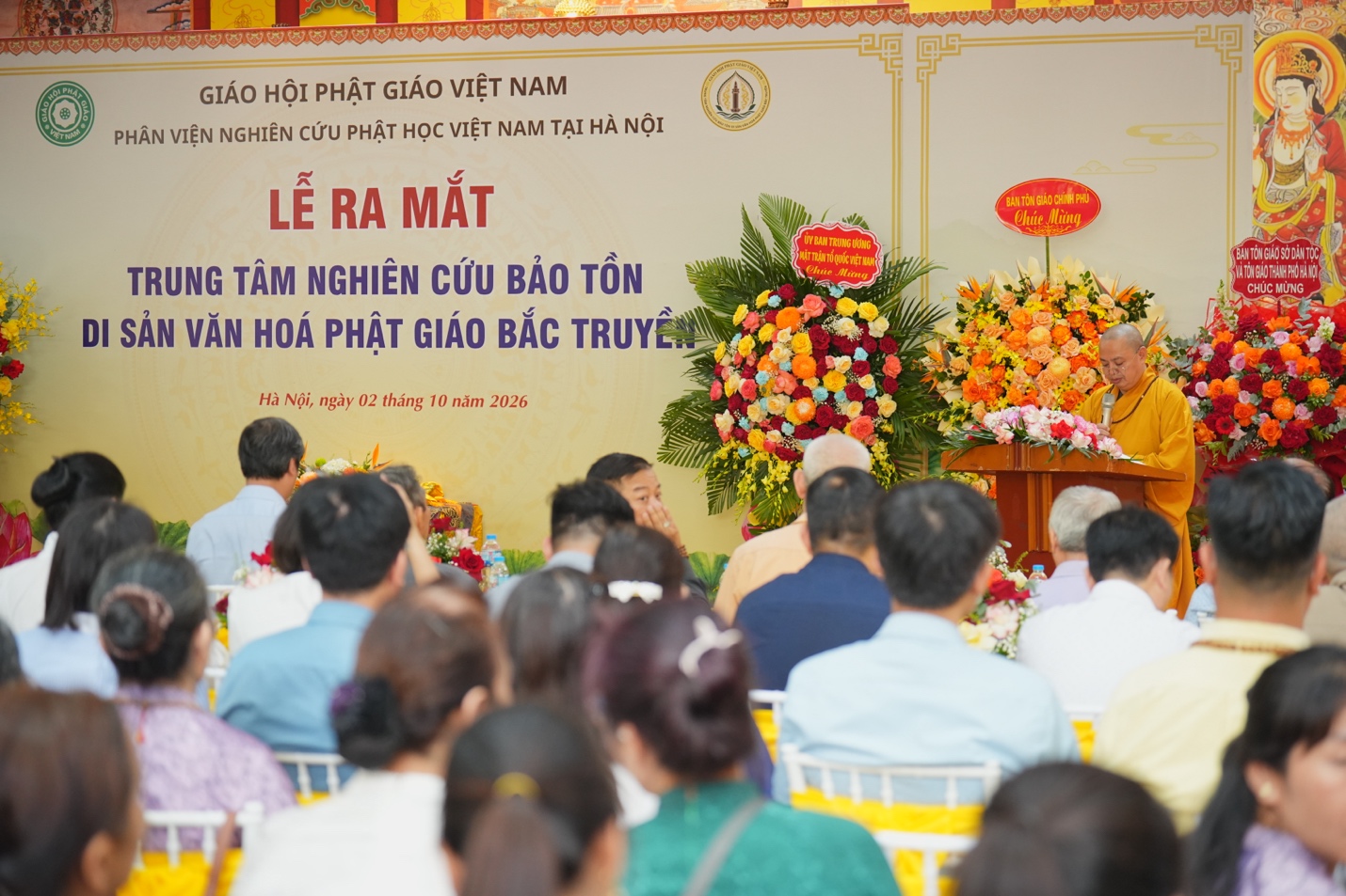 Ra mắt Trung tâm Nghiên cứu và Bảo tồn Di sản Văn hóa Phật giáo Bắc Truyền - ảnh 12