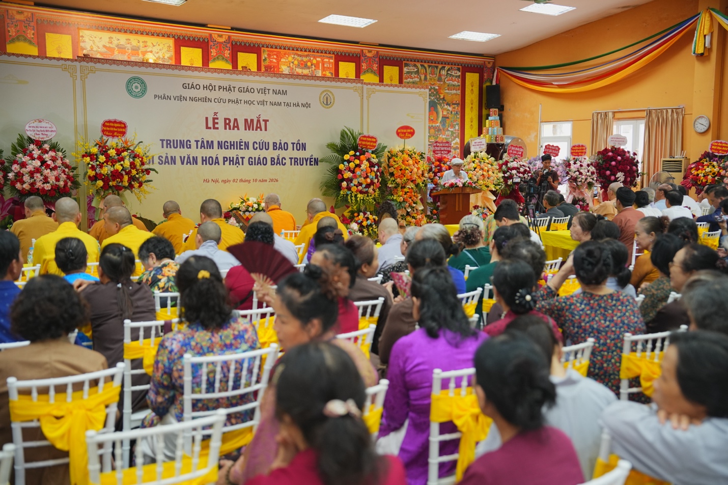Ra mắt Trung tâm Nghiên cứu và Bảo tồn Di sản Văn hóa Phật giáo Bắc Truyền - ảnh 18