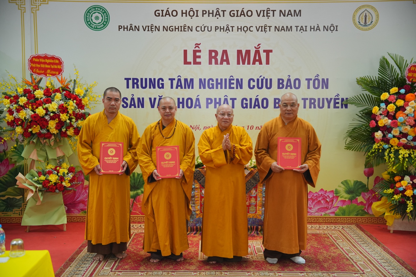 Ra mắt Trung tâm Nghiên cứu và Bảo tồn Di sản Văn hóa Phật giáo Bắc Truyền - ảnh 25