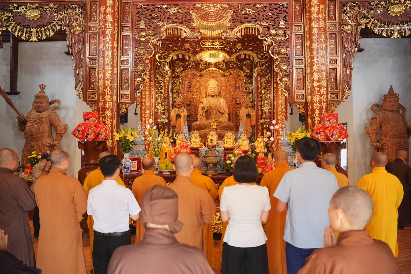 Ra mắt Trung tâm Nghiên cứu và Bảo tồn Di sản Văn hóa Phật giáo Bắc Truyền - ảnh 36