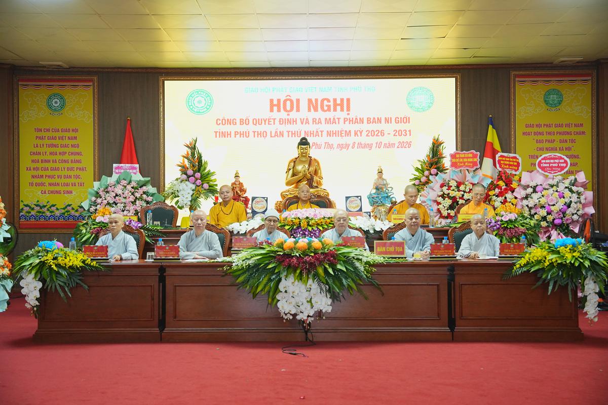 Phú Thọ: Hội nghị công bố quyết định và ra mắt Phân ban Ni giới GHPGVN tỉnh nhiệm kỳ 2026 - ảnh 14