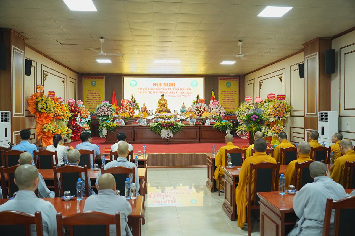 Phú Thọ: Hội nghị công bố quyết định và ra mắt Phân ban Ni giới GHPGVN tỉnh nhiệm kỳ 2026 - ảnh 28