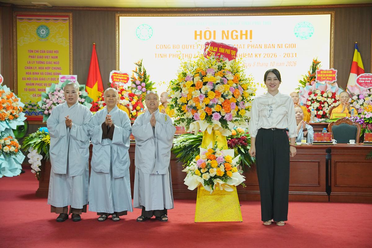 Phú Thọ: Hội nghị công bố quyết định và ra mắt Phân ban Ni giới GHPGVN tỉnh nhiệm kỳ 2026 - ảnh 33