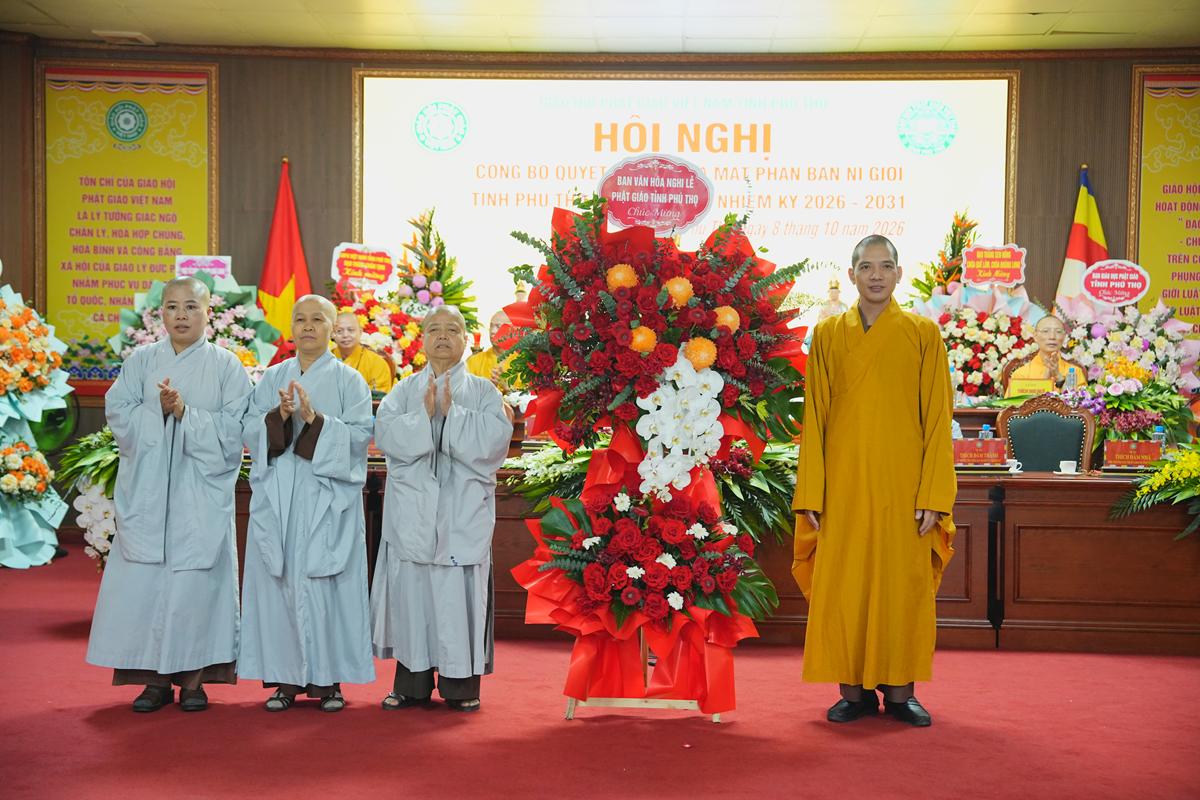 Phú Thọ: Hội nghị công bố quyết định và ra mắt Phân ban Ni giới GHPGVN tỉnh nhiệm kỳ 2026 - ảnh 34